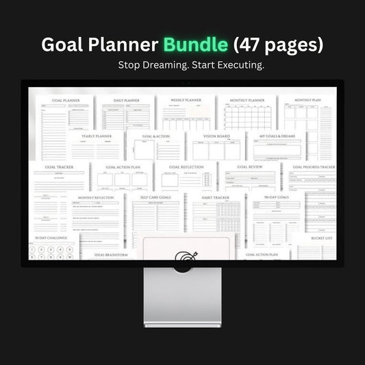 Goal Planner (47 Pages)