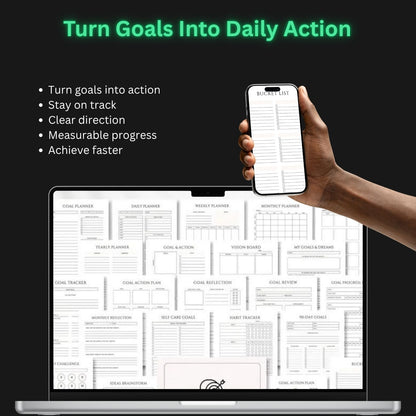 Goal Planner (47 Pages)